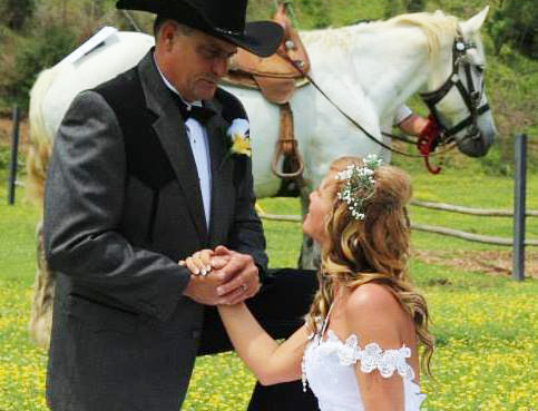 goldrush-stables-wedding-engagement-horses wedding proposal goldrush stables horseback rides